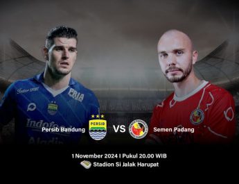 Jadwal Liga 1 pekan 10: Persib jumpa Semen Padang, Bali United vs PSBS