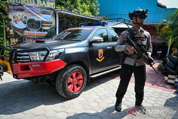 Gegana lakukan penyisiran usai ancaman dugaan bom di SD Srengseng Sawah 15